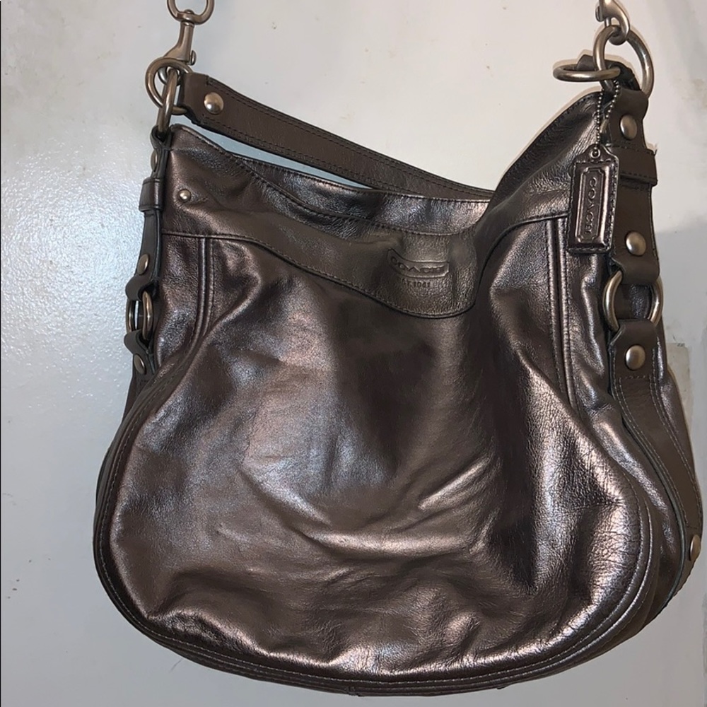 COACH Metallic handbag